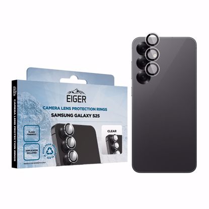 Picture of Eiger Eiger Mountain Glass LENS RING for Samsung Galaxy S25 in Clear