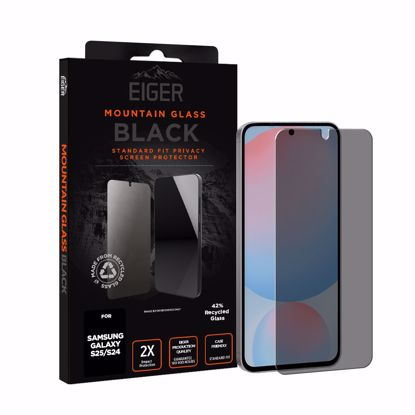 Picture of Eiger Eiger Mountain Black Privacy Screen Protector for Samsung Galaxy S25/ S24